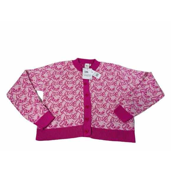 Disney X Skinnydip Aristocrats Marie Womens Cardigan Sweater XS Pink - Picture 2 of 6